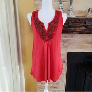 🍍Maurices beaded sleeveless top